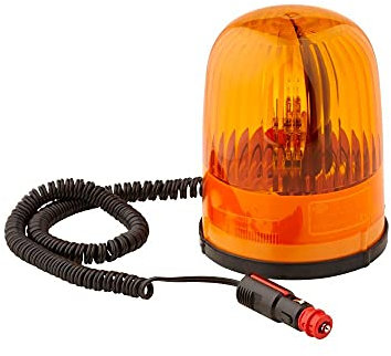 HELLA 2RL 007 552-011 Halogen-Rundumkennleuchte - mit Magnet - KL Junior - 24V - gelb - Kabel: 3500mm - Stecker: DIN ISO 4165 - Menge: 1