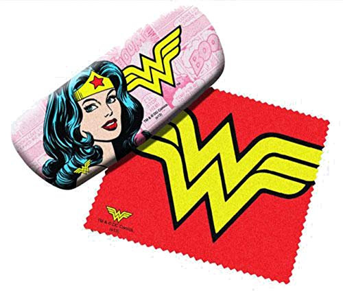 Spoontiques Wonder Woman Brillen- Etui und Reinigungsmittel
