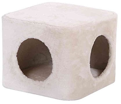 Nobby STARSYSTEM Höhle eckig DE LUXE beige 38 x 38 x 30 cm