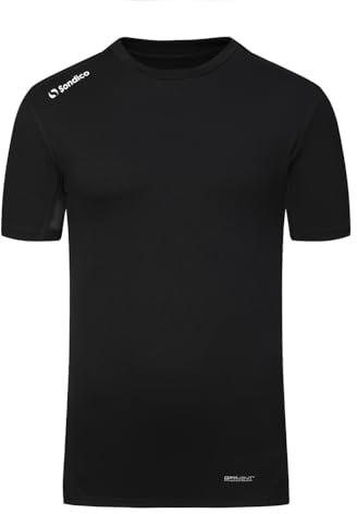 Sondico Mens Core Base Short Sleeve Crew Neck Breathable