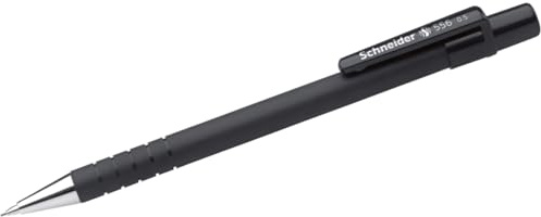 Schneider 155601 Druckbleistift (Strichstärke 0,5 mm, 10er Packung) schwarz