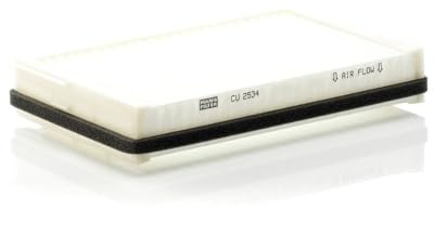 MANN-FILTER, CU 2534 Cabin Air Filter | For Trucks & Buses, Dust and Pollen Filtration, Improved Air Quality, Interior Air Protection, True OE Engineering