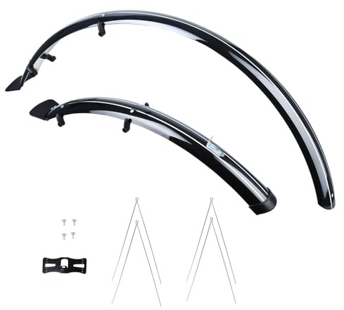 Oxford: 26 ATB City Type 60mm Mudguard Black - Black - 60mm