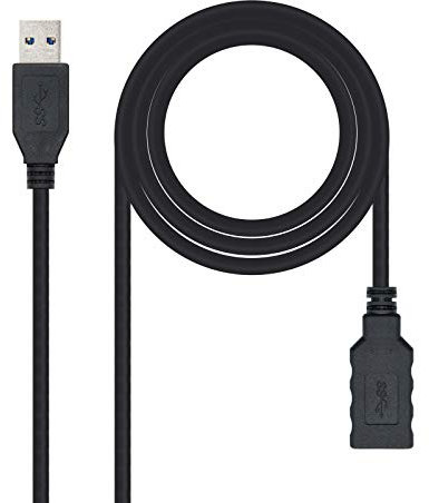 CABLE NC USB 3.0 1M A/M-A/H NEGRO