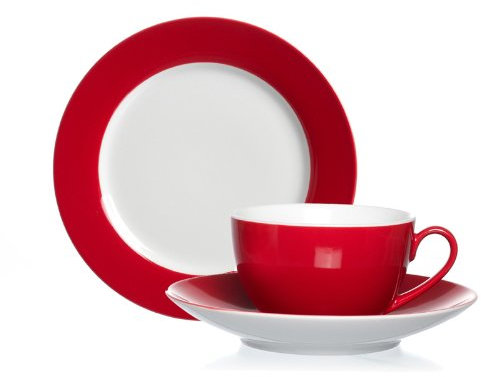 Kaffeeservice Erweiterungsgedeck Doppio rot