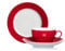 Kaffeeservice Erweiterungsgedeck Doppio rot