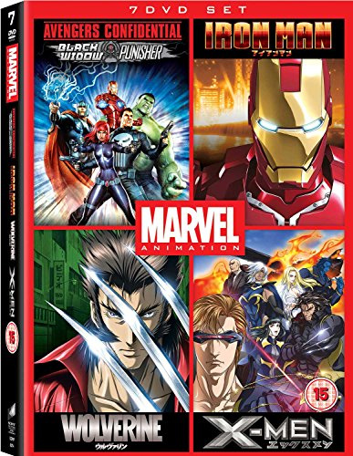 Avengers Confidential: Black Widow & Punisher / Marvel Anime: Ironman - Complete Series / Marvel Anime: Wolverine - Complete Series / Marvel Anime: X-Men - Complete Series - Set [DVD]