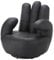 Vente-unique Sessel Fingersessel Catchy - Schwarz
