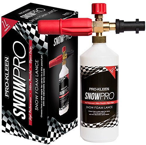 Pro-Kleen Snow Foam Lance Karcher Compatible Cannon Gun Foamer Shampoo Fits K2 K3 K4 K5 K6 K7 Auto Car Vehicle Pressure Washer Soap Dispenser