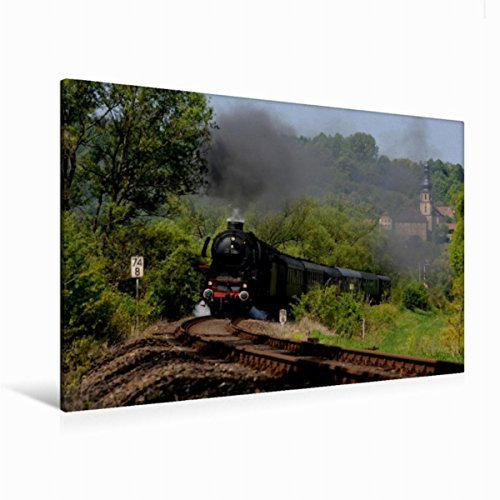 Premium Textil-Leinwand 120 x 80 cm Quer-Format 01 1066 in Trebgast (D) | Wandbild, HD-Bild auf Keilrahmen, Fertigbild auf hochwertigem Vlies, Leinwanddruck von H.P. Reschinger