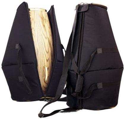 LP Latin Percussion LP541-BK Conga Tasche Giovanni, strapazierfähige Nylontasche, Schultergurt, zusätzliche Innentasche