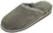 Harrys-Collection Extra Dicke Lammfell Pantoffeln für Herren, Farben:grau, Schuhgröße:41
