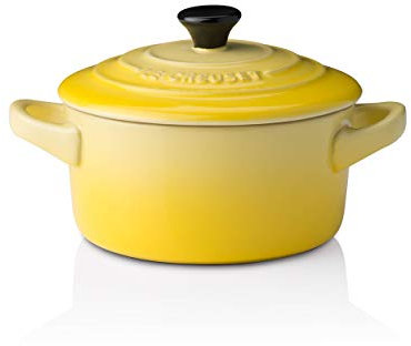 Le Creuset Stoneware Petite Round Casserole, 0.25 L, Soleil, 91005000371099