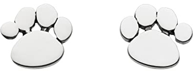 Dew Ohrstecker mit Pfotenabdruckmotiv, Sterlingsilber, 4857HP