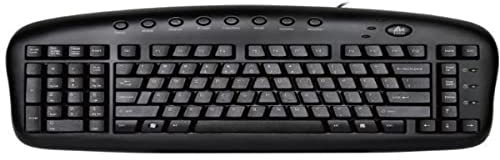 Acp Left Handed Keyboard Wired Black By Ergoguys
