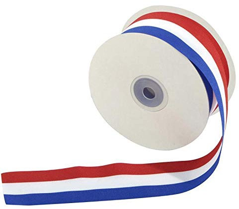 Artificielles Bande abrasive tricolore Rouge/blanc/bleu Rouleau de 25 m Style moderne