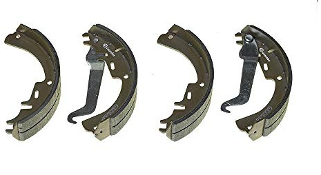Brembo S59504 Bremsbacken, Anzahl 4 | Kompatibel mit: OPEL ASCONA A, ASCONA A Voyage, ASCONA B, COMMODORE C, COMMODORE C Caravan, GT, KADETT B, KADETT B Coupe