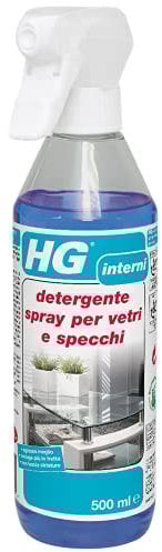 HG Spray für Fenster, Fenster und Spiegel, entfernt effektiv Fett und Schmutz, 500 ml (142050106)