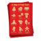 NobleWorks - 12 lustige Cartoon-Weihnachtskarten – Box Notizkarten für Weihnachten, Bulk Comic Humor Set (1 Design, 12 Karten) – Yoga Xmas B1190