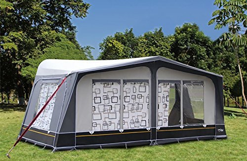 CAMP Savanna DL 11 Awning, Grey Polyester, Size 11 (900-925), Modern Style