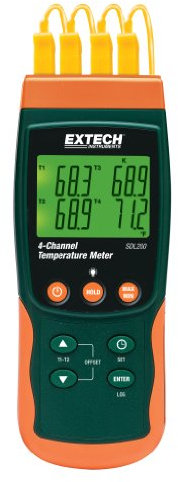 Extech SDL200 Four-Channel Thermometer SD Logger