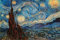 Sternennacht, ca. 1889 Oben Poster Print vON Vincent van Gogh, 61x91,4x61cm
