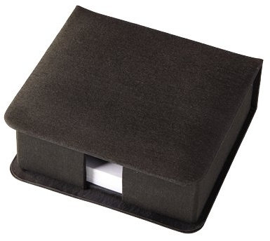 LAQ Design - Seide - Zettelbox, Notizzettel Kasten, diverse Farben STANDARDzettel