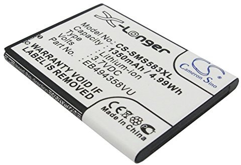 Li-ion Battery Pack Fits Samsung EB494358VU, Ace, Galaxy Gio, Galaxy S Mini, GT-S5660, Galaxy Pro