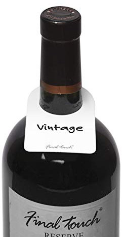 Final Touch Wine Bottle Tags, 48pcs (FTA7001)