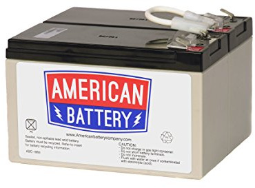 ABC RBC5 Sealed Lead Acid (VRLA) 75000 mAh 12 V Akku wiederaufladbar – Akkus (Sealed Lead Acid (VRLA), 75.000 mAh, Stromversorgung ohne Unterbrechung (UPS), 12 V, 48 H, schwarz)