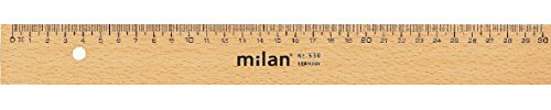 Milan Holz-Lineal 30 cm, Milan530, 1 Stück