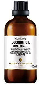 Amphora Aromatics Coconut Oil (Fractionated) 100ml Glass