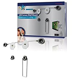 HQ TVS-HQ-LED01BS Universelle Wandhalterung für LED Fernseher, 32-55 Zoll