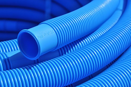 Pool-Profi24.de Poolschlauch ⌀32 mm Schwimmbadschlauch mit Muffen, Pumpenschlauch für Schwimmbecken, Saugschlauch, Solarschlauch (blau, 1,5m, 32mm)