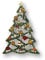 Zinnfigur Christbaum mit Kerzen
