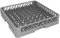 Vogue Panier/casier à assiettes pour lave vaisselle, gris, dimensions : 100(H)x500(L)x500(P) mm, Pour tasses, plats et récipients, Séchage rapide, usage commercial et domestique, K909