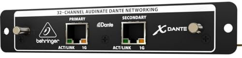 Behringer X-DANTE Tarjeta de expansión Audinate Dante de 32 canales de alto rendimiento para X32