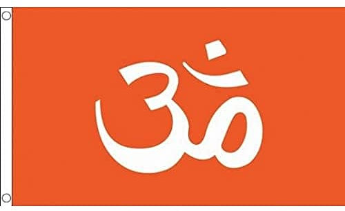 AZ FLAG - Flagge Hinduismus - 150x90 cm - Hindu Fahne 100% Polyester mit Messing-Ösen - 110g