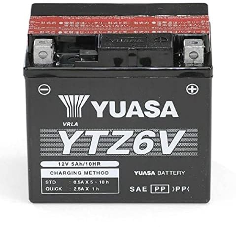 YUASA BATTERIE YTZ6V AGM geschlossen