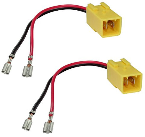 AERZETIX - Par de - Cables Conectores - para Altavoces de Coche - C4333