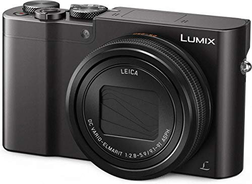 Panasonic Lumix DMC-TZ100 20.1MP 1 MOS Sensor Digital Camera, Black