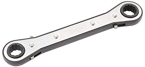 Draper 31996 Expert Ratcheting Ring Spanner, 15mm x 17mm , Blue