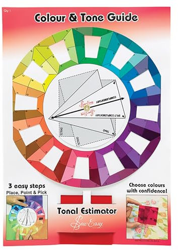 Sew Easy Farbrad – Palette Mischen Ton Guide zum Quilten Nähen Malen Kreative Kunst Nägel
