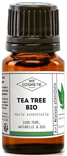 MY COSMETIK - Olio essenziale di Tea Tree biologico - Da agricoltura biologica - Chemiotipizzato HEBBD/HECT - 100% puro e naturale - Certificato ECOCERT - Prodotto in Francia - 30 ml