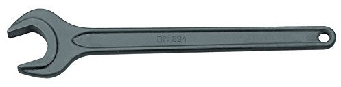 GEDORE Einmaulschlüssel, 13/16 Zoll, Mit Aufhängeloch, Hochwertiger Vanadium-Stahl, Blendfreie Optik, Manganphosphatiert, Nach DIN 894
