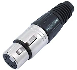 OMNITRONIC XLR Buchse 5pol sw