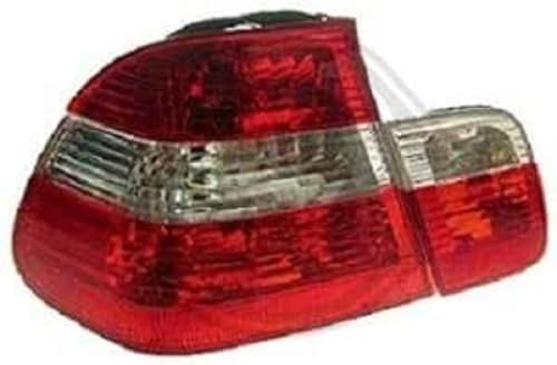 in.pro. 1215496 HD Rückleuchten BMW E46 Baujahr: 01-05 4-türig 4-teilig, Klarglas rot-weiß