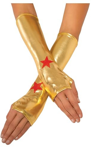 Rubie‘s Offizielle DC Wonder Woman Stulpenhandschuhe für Erwachsene Halloween