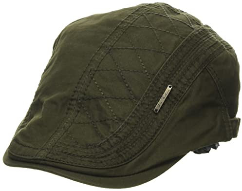 Thenice Herren Irische Jagdmütze im Vintage-Stil Gr. Einheitsgröße, armee-grün