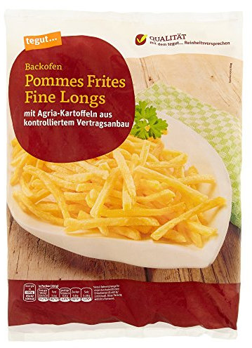 tegut... Backofen Pommes Frites Fine Longs, 1 x 750g (Tiefgefroren)
